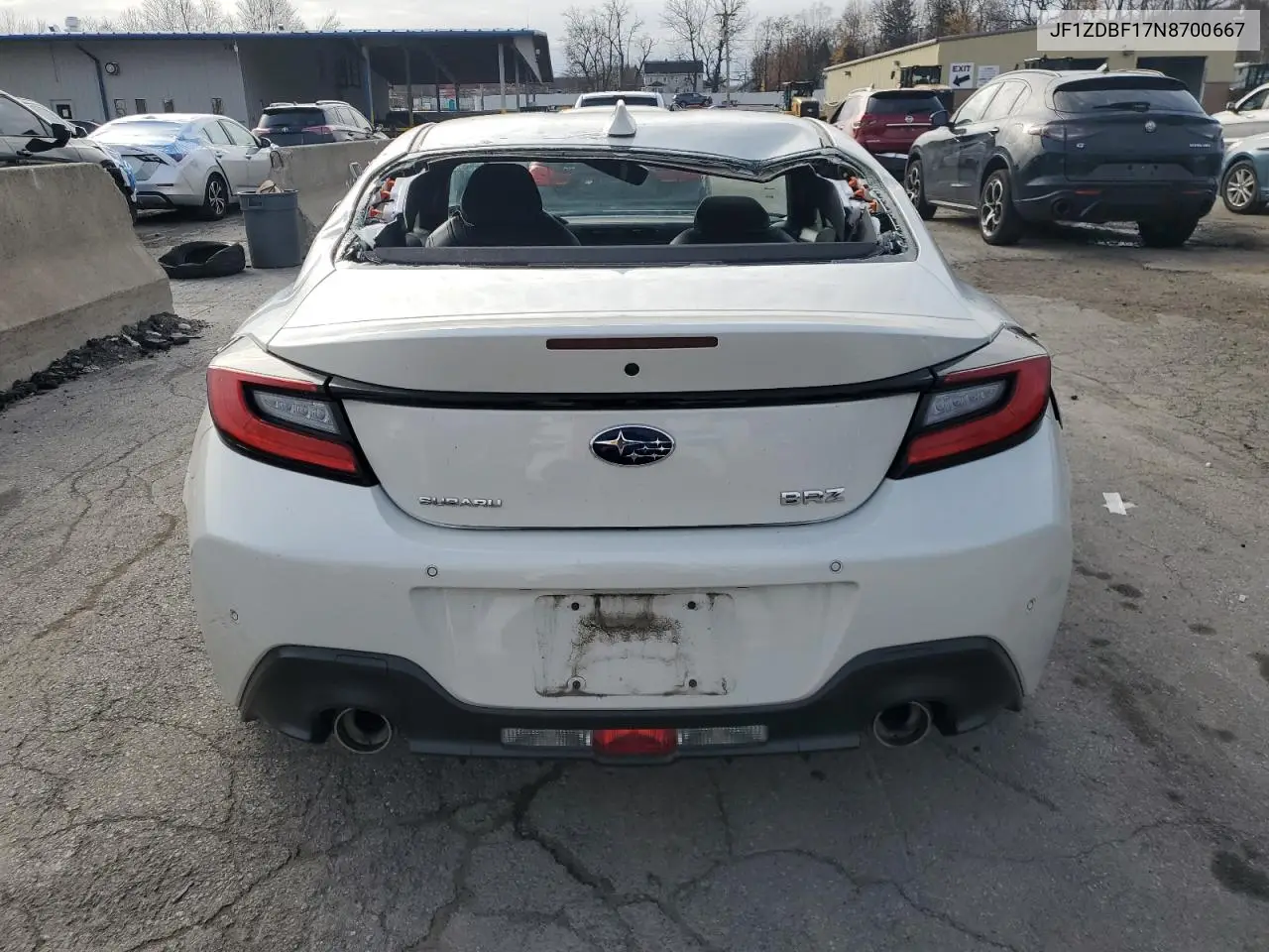 2022 Subaru Brz Limited VIN: JF1ZDBF17N8700667 Lot: 92844515