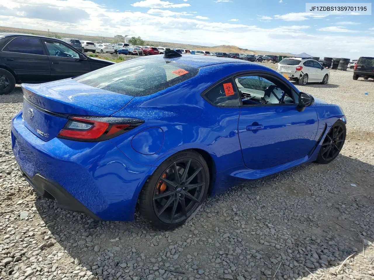2025 Subaru Brz Ts VIN: JF1ZDBS13S9701195 Lot: 59912496