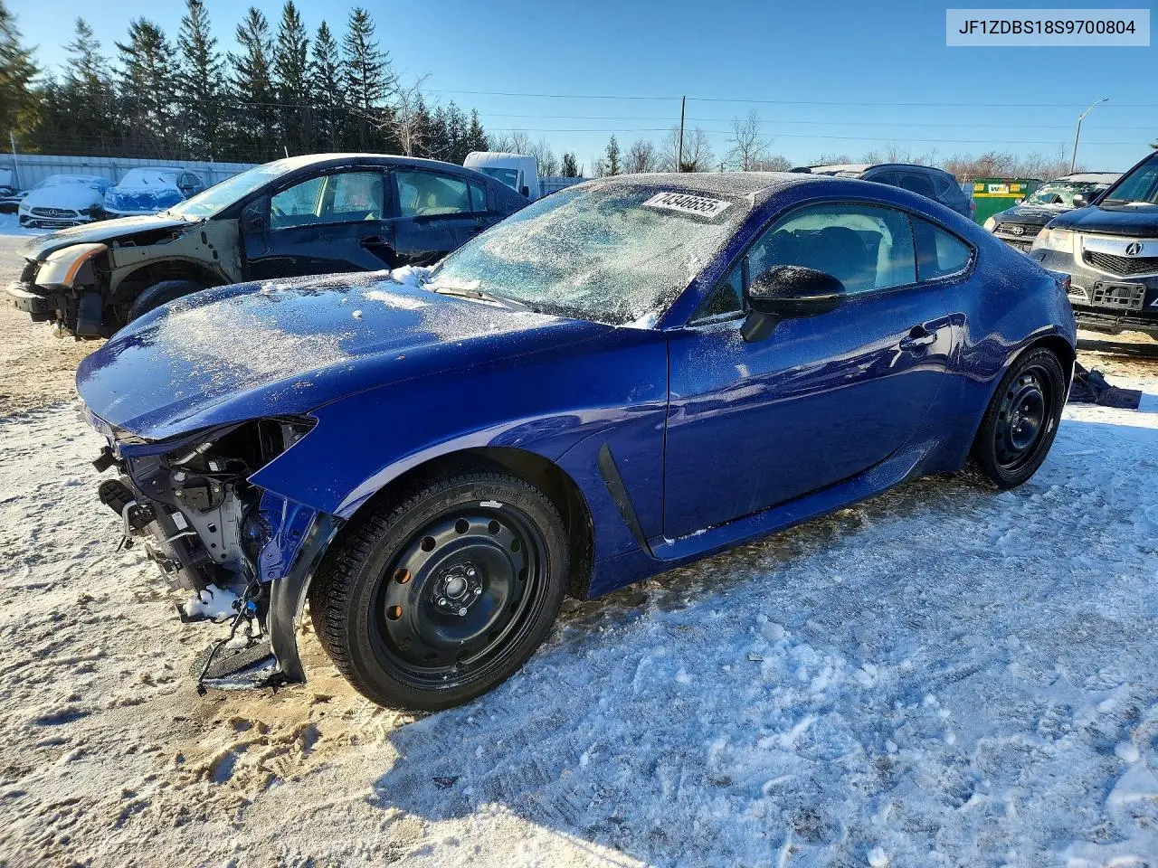 2025 Subaru Brz VIN: JF1ZDBS18S9700804 Lot: 74346655