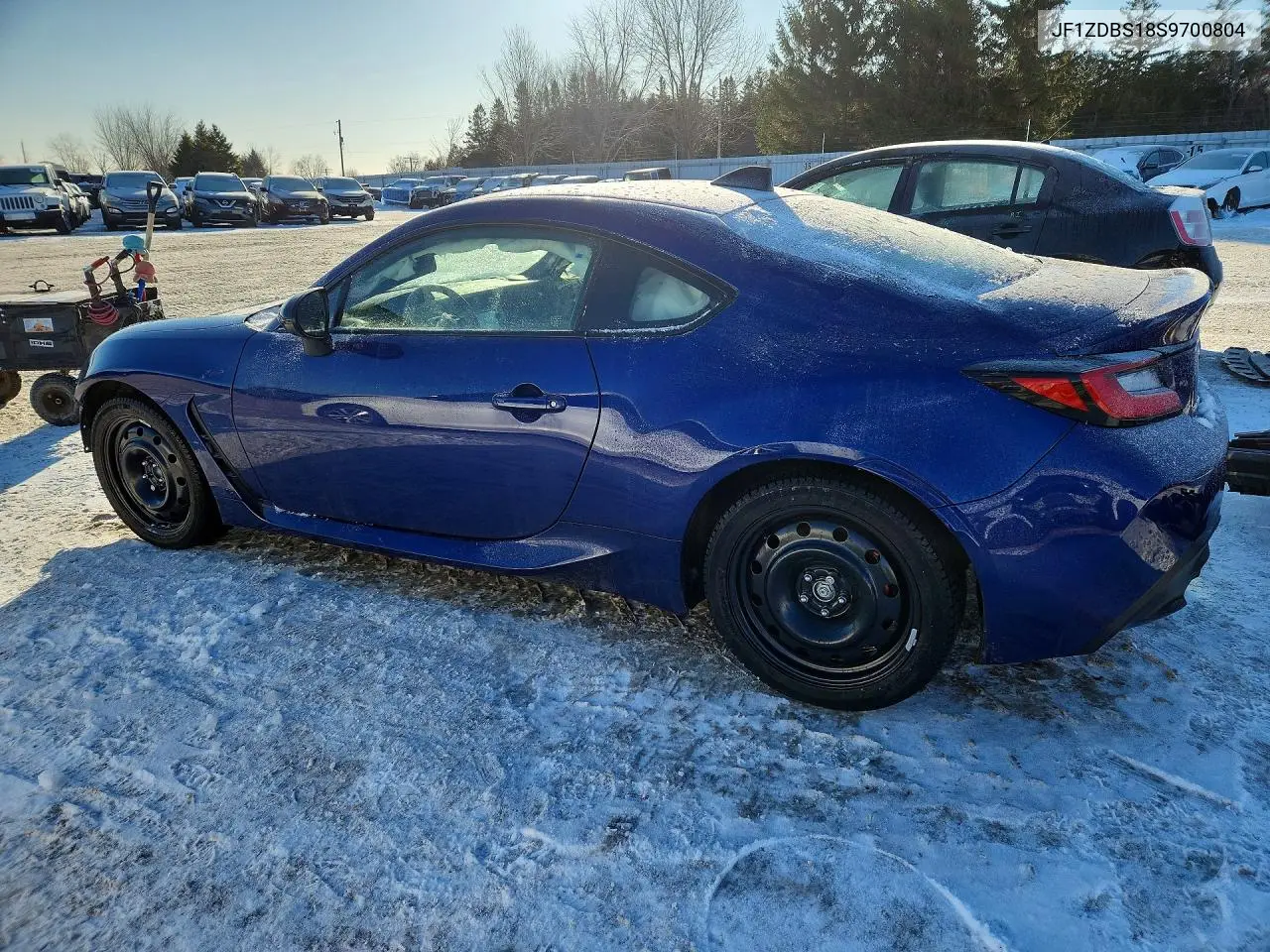 2025 Subaru Brz VIN: JF1ZDBS18S9700804 Lot: 74346655