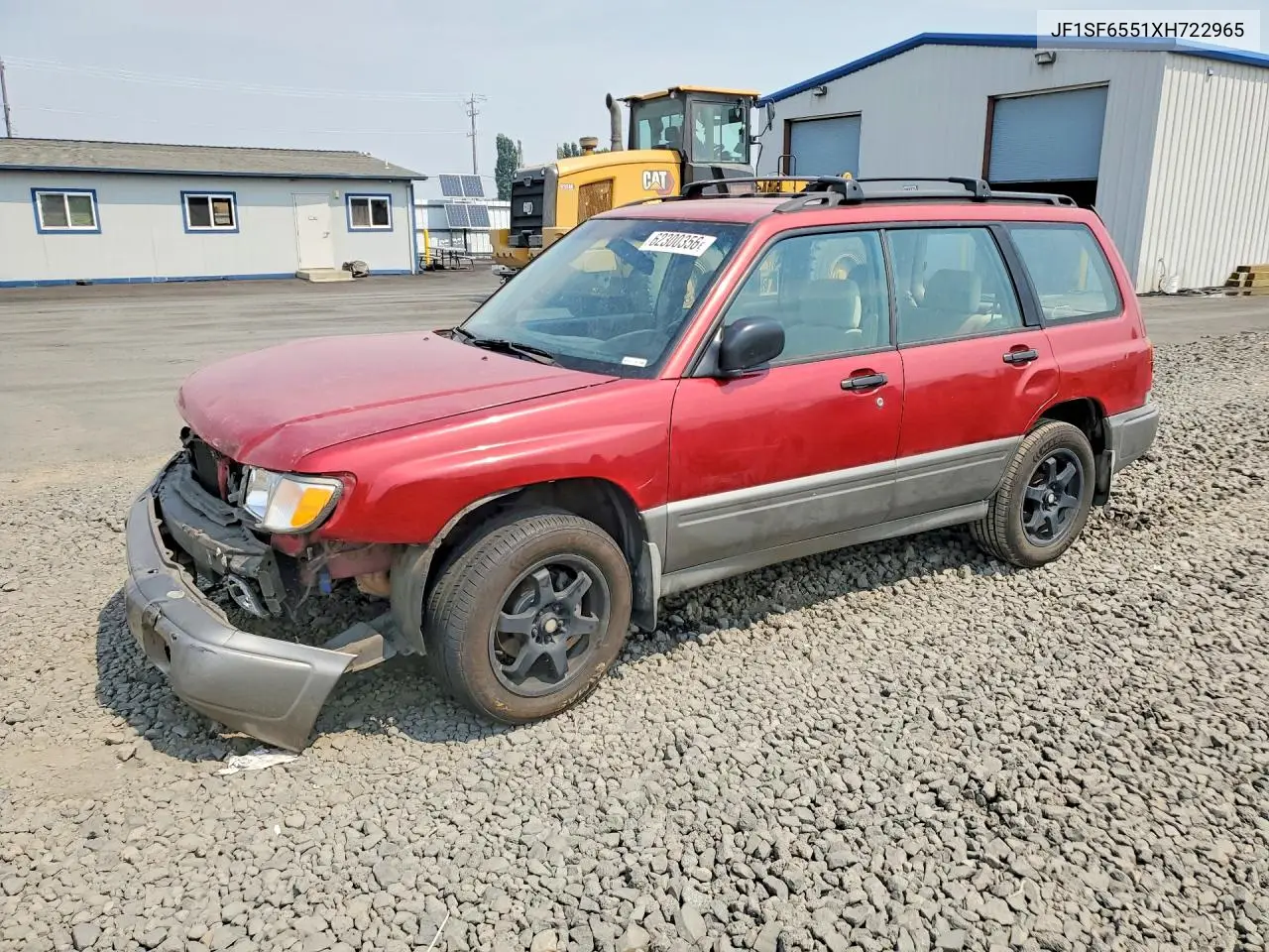 1999 Subaru Forester S VIN: JF1SF6551XH722965 Lot: 62300356