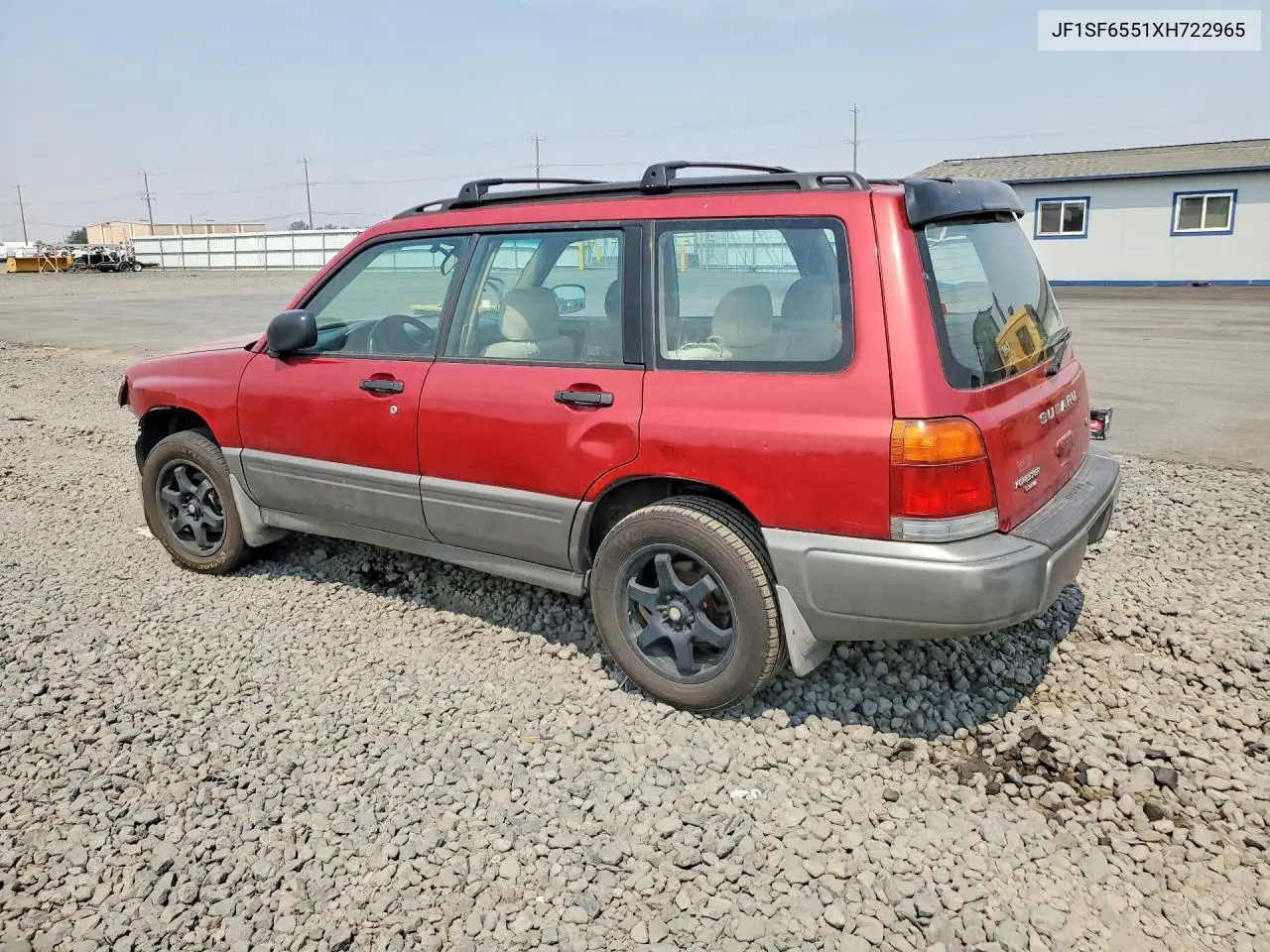 1999 Subaru Forester S VIN: JF1SF6551XH722965 Lot: 62300356