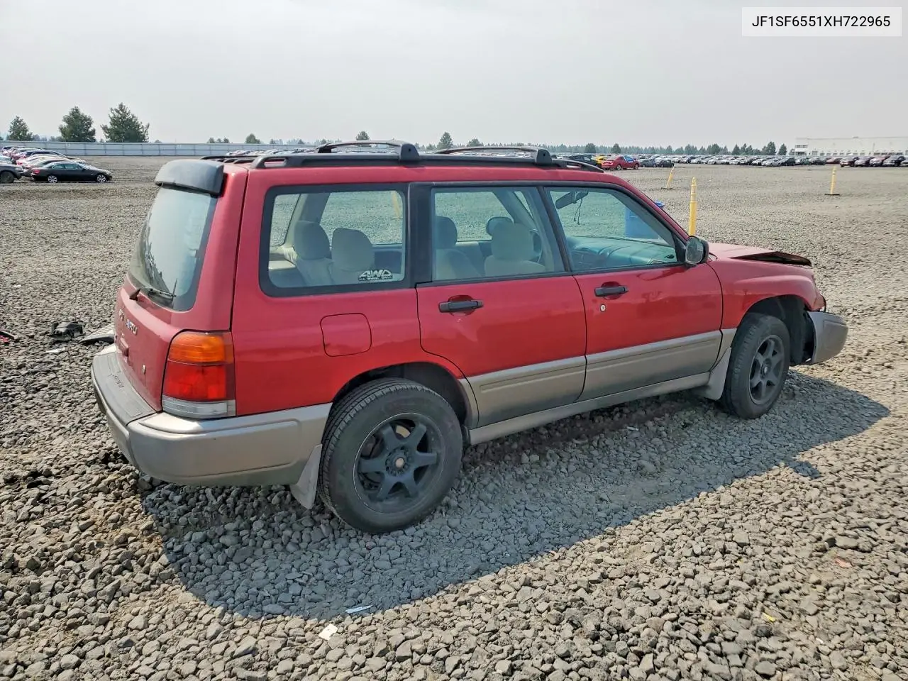 1999 Subaru Forester S VIN: JF1SF6551XH722965 Lot: 62300356