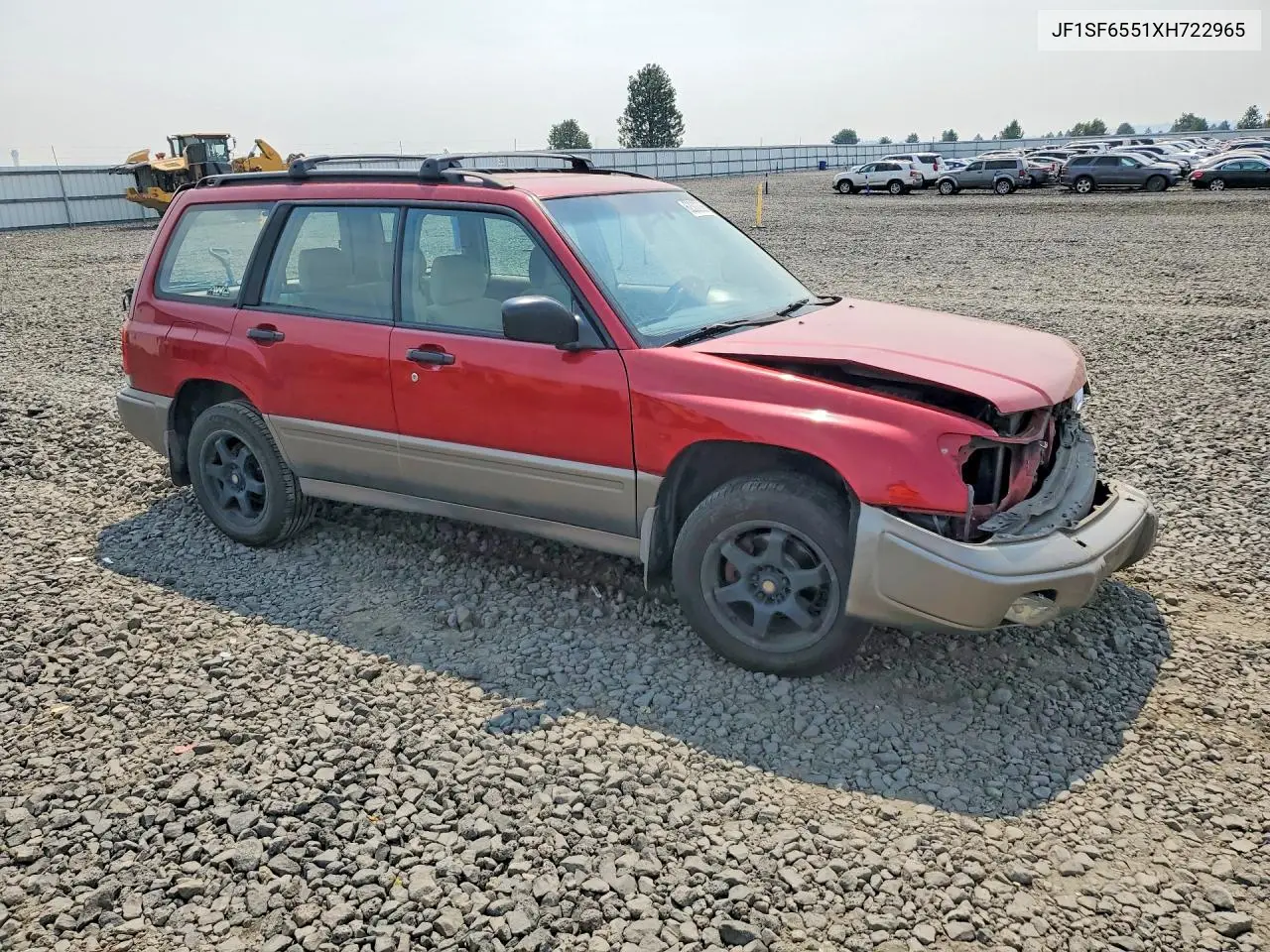 1999 Subaru Forester S VIN: JF1SF6551XH722965 Lot: 62300356