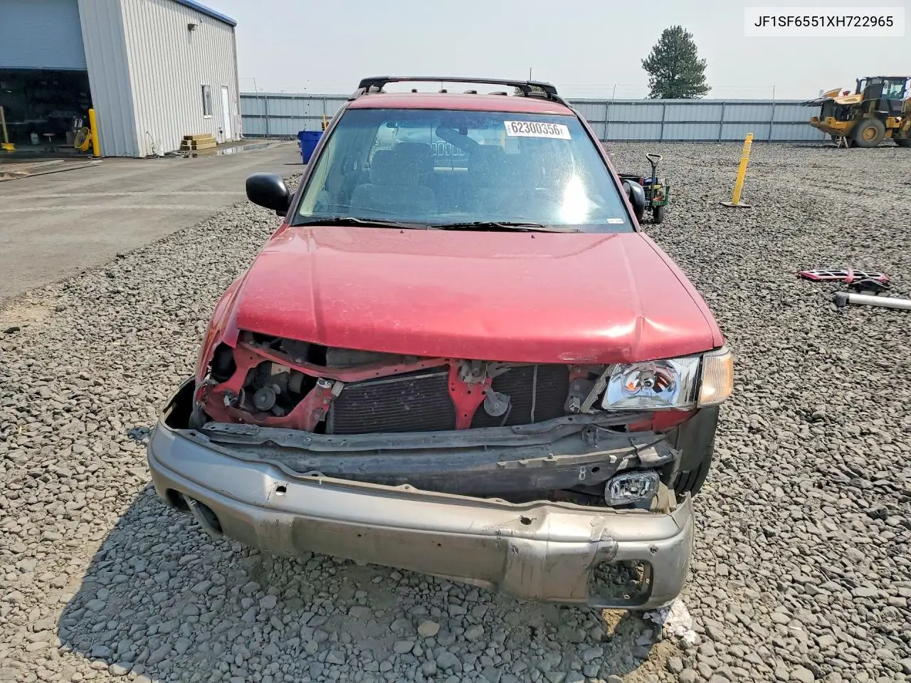 1999 Subaru Forester S VIN: JF1SF6551XH722965 Lot: 62300356