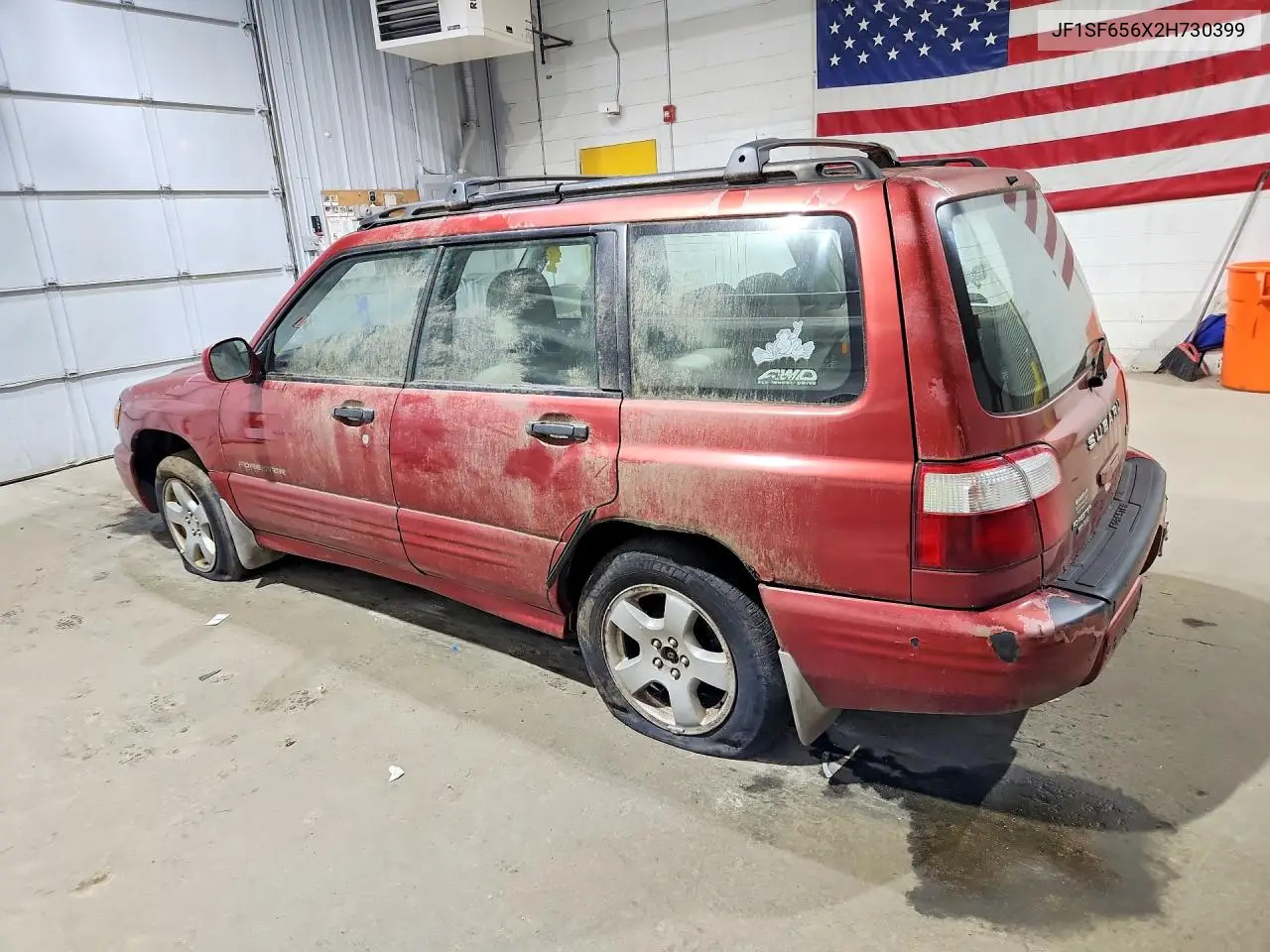 2002 Subaru Forester S VIN: JF1SF656X2H730399 Lot: 61208176