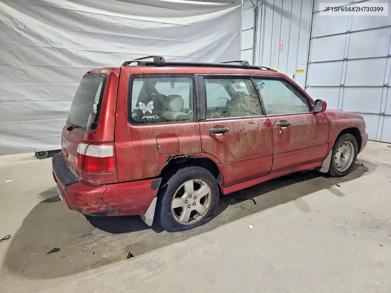 2002 Subaru Forester S VIN: JF1SF656X2H730399 Lot: 61208176
