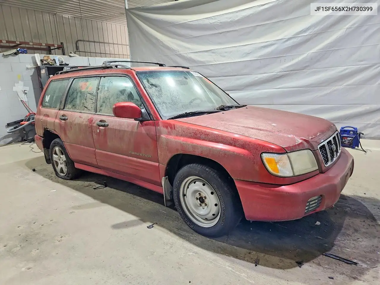 2002 Subaru Forester S VIN: JF1SF656X2H730399 Lot: 61208176
