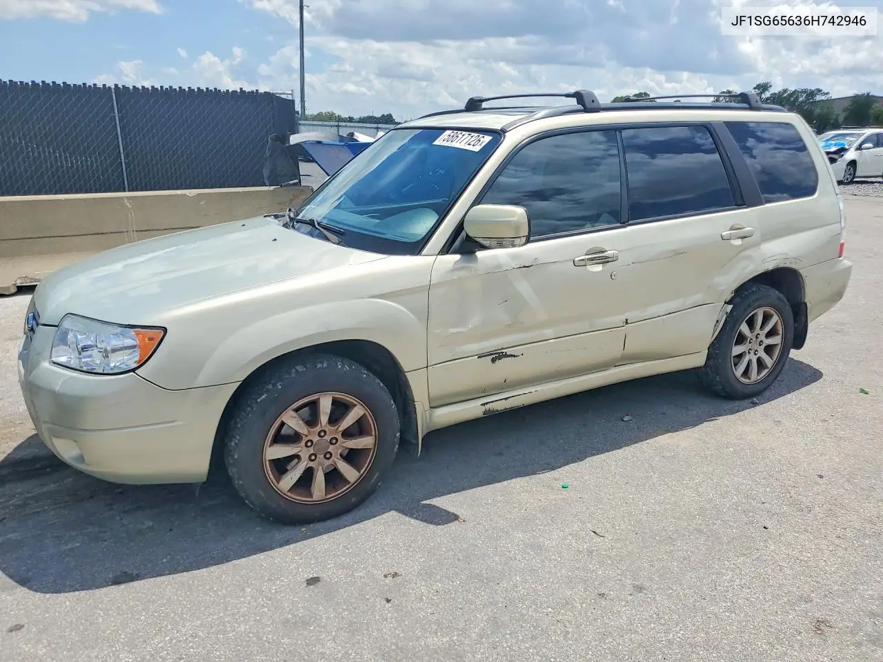 2006 Subaru Forester 2.5X Premium VIN: JF1SG65636H742946 Lot: 58617126