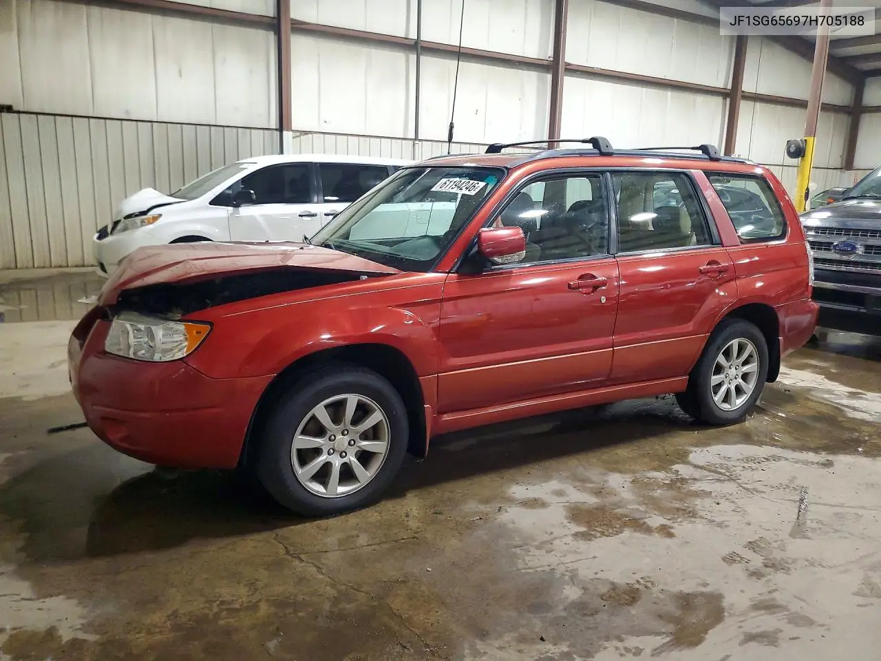 2007 Subaru Forester 2.5X Premium VIN: JF1SG65697H705188 Lot: 61194246