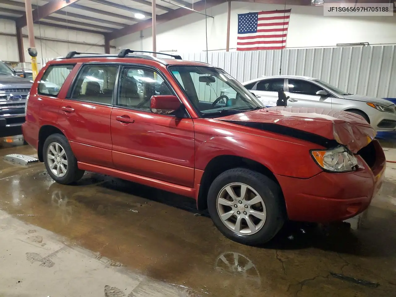 2007 Subaru Forester 2.5X Premium VIN: JF1SG65697H705188 Lot: 61194246
