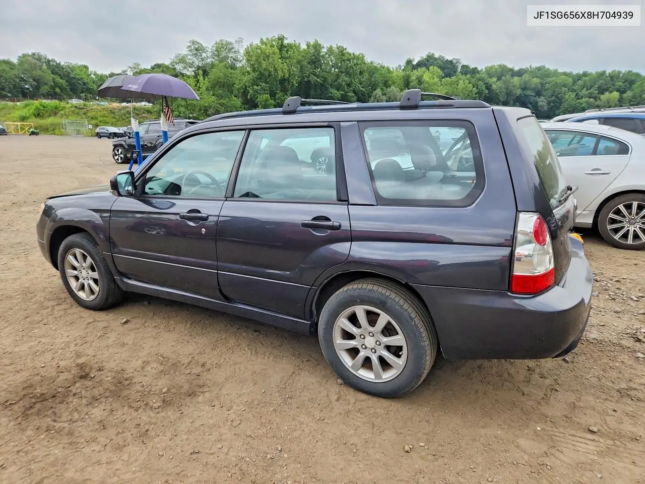 2008 Subaru Forester 2.5X Premium VIN: JF1SG656X8H704939 Lot: 62163346