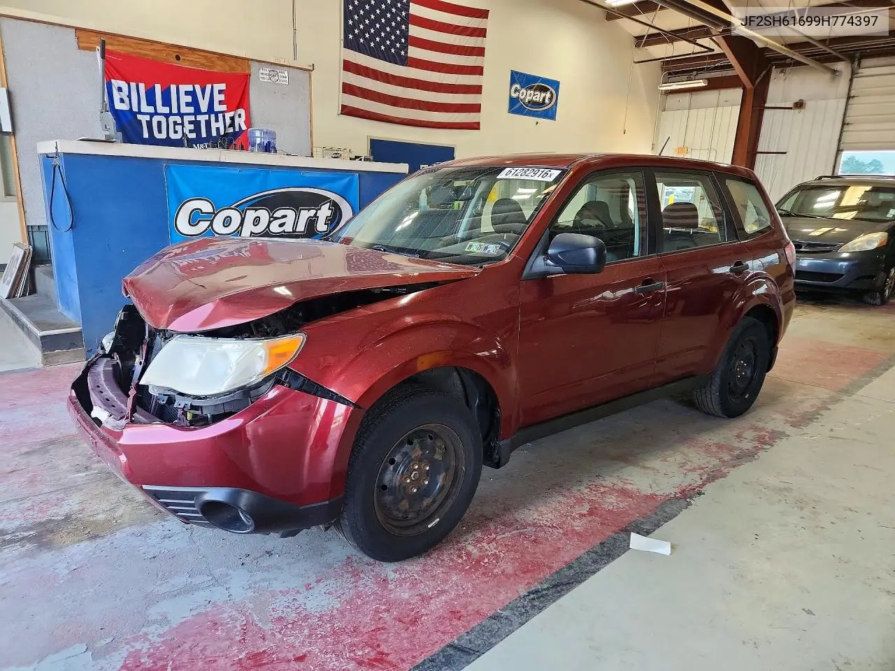 2009 Subaru Forester 2.5X VIN: JF2SH61699H774397 Lot: 61282916