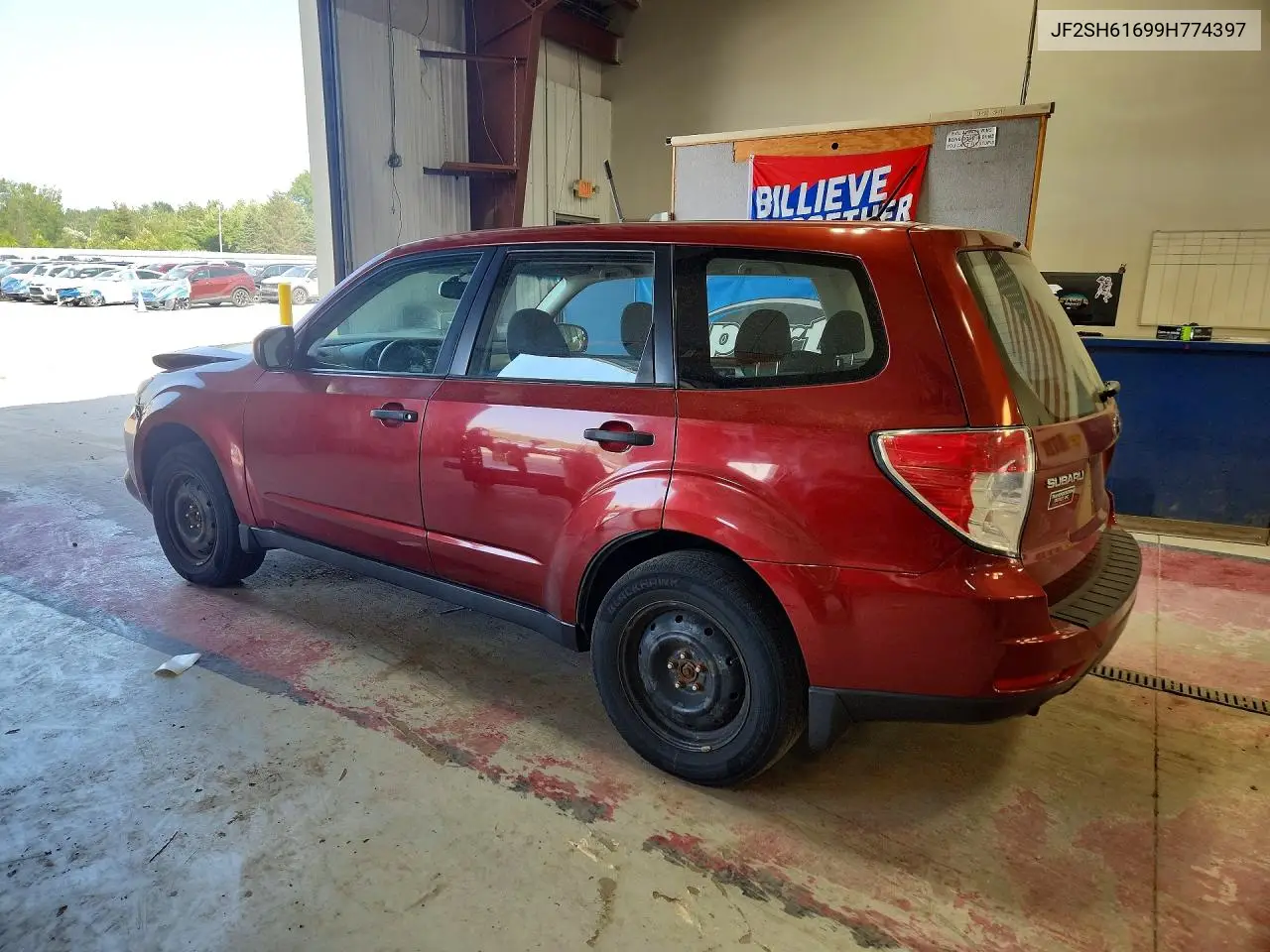2009 Subaru Forester 2.5X VIN: JF2SH61699H774397 Lot: 61282916