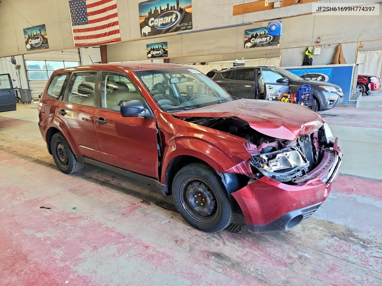 2009 Subaru Forester 2.5X VIN: JF2SH61699H774397 Lot: 61282916