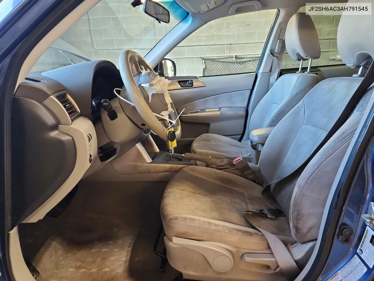 2010 Subaru Forester 2.5X VIN: JF2SH6AC3AH791545 Lot: 57817856