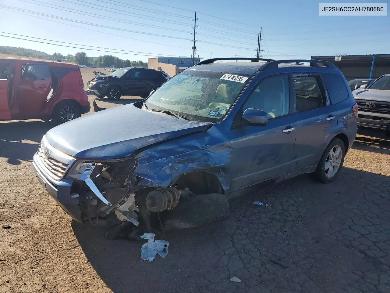 2010 Subaru Forester 2.5X Premium VIN: JF2SH6CC2AH780680 Lot: 61430226