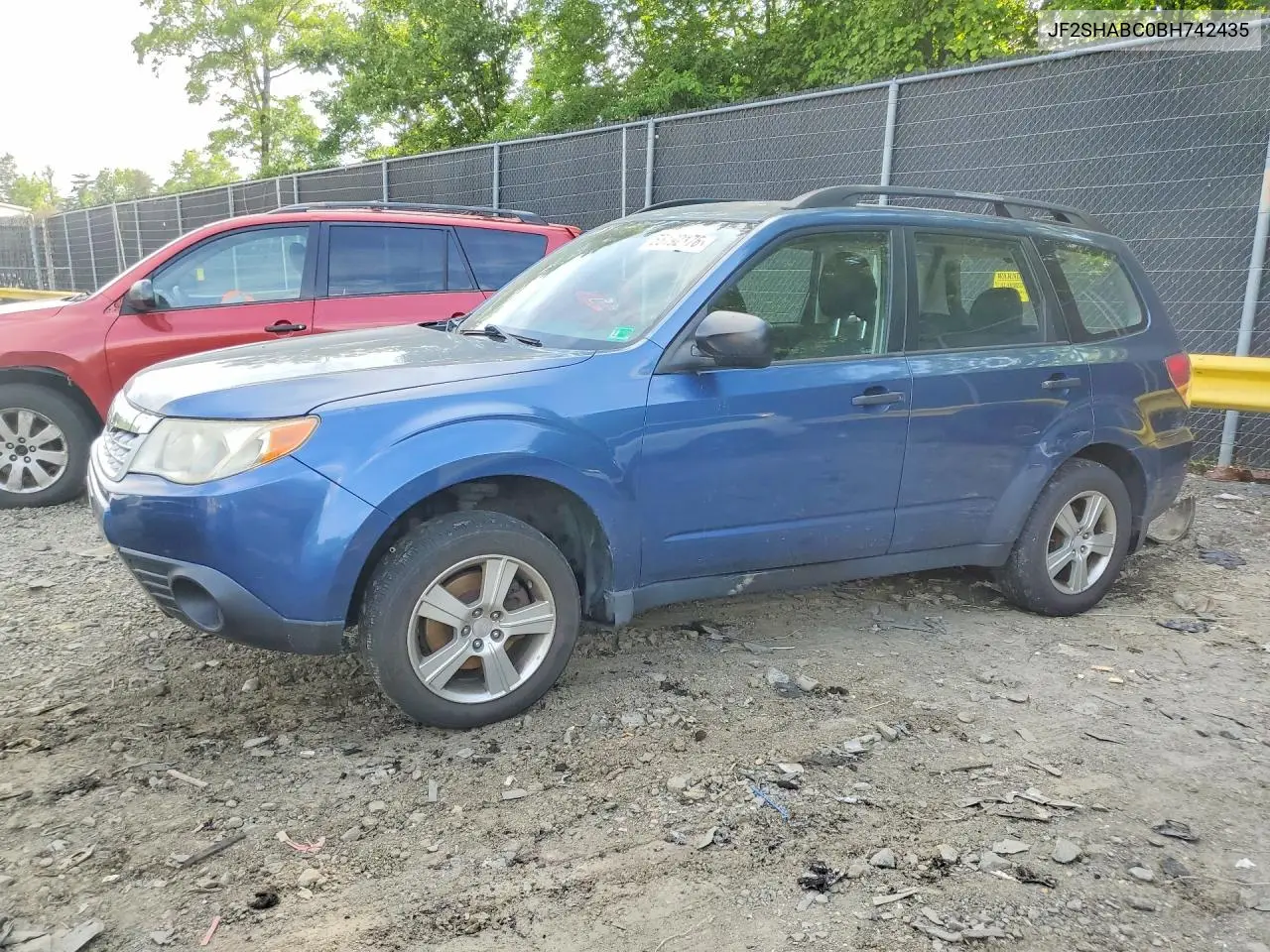 2011 Subaru Forester 2.5X VIN: JF2SHABC0BH742435 Lot: 55192176