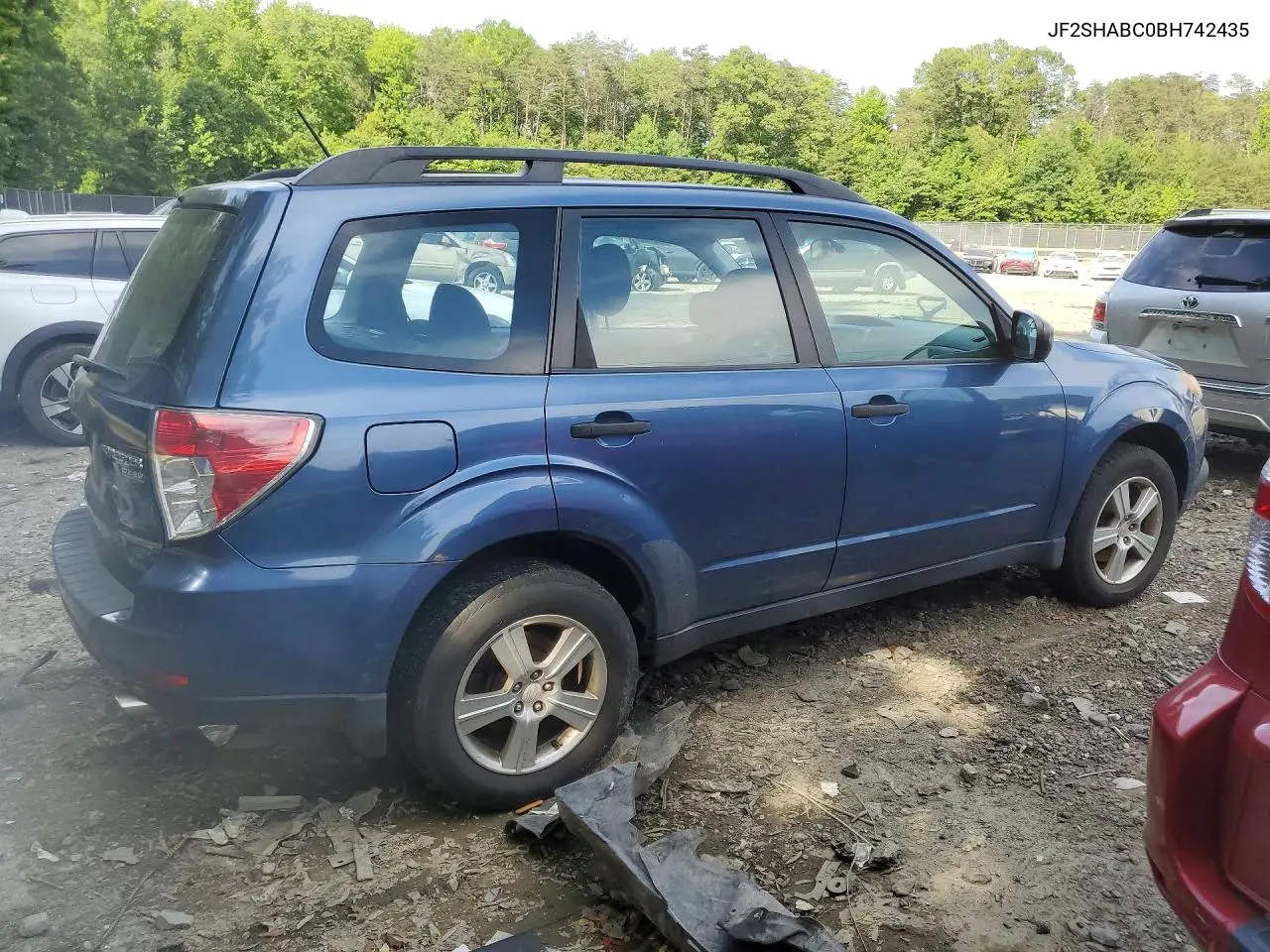 2011 Subaru Forester 2.5X VIN: JF2SHABC0BH742435 Lot: 55192176