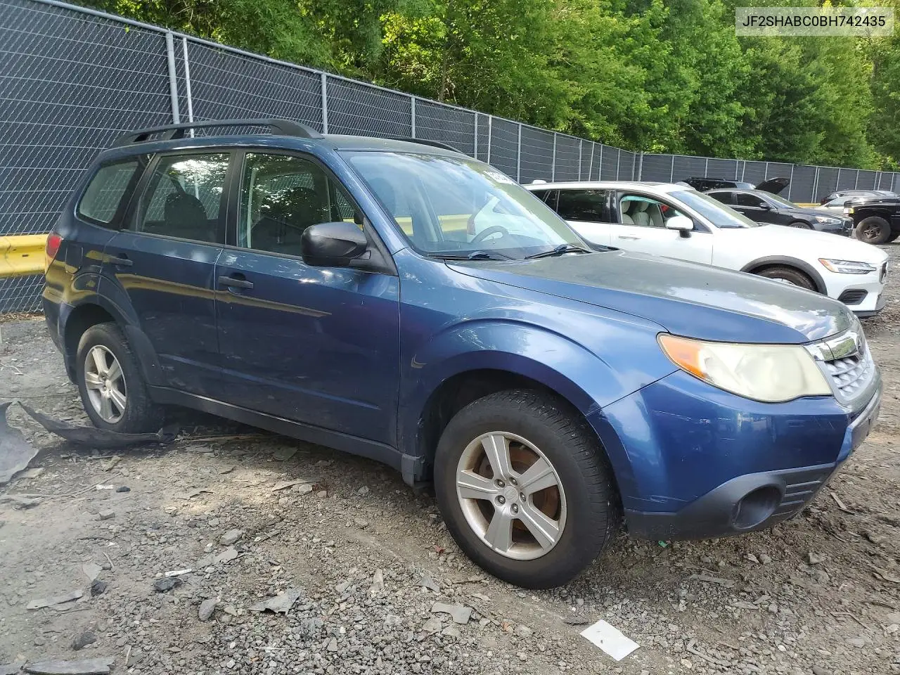2011 Subaru Forester 2.5X VIN: JF2SHABC0BH742435 Lot: 55192176