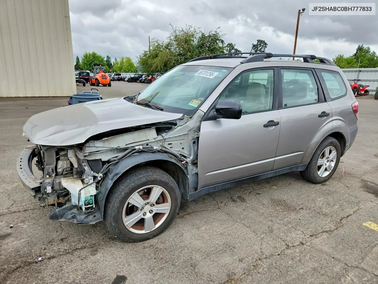 2011 Subaru Forester 2.5X VIN: JF2SHABC0BH777833 Lot: 58701296