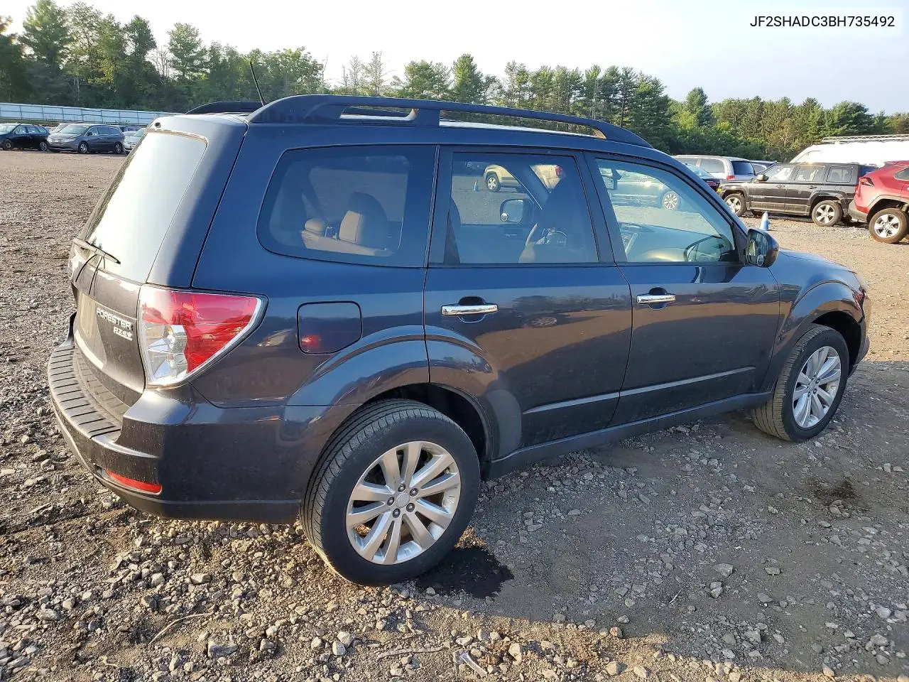 2011 Subaru Forester 2.5X Premium VIN: JF2SHADC3BH735492 Lot: 61531136