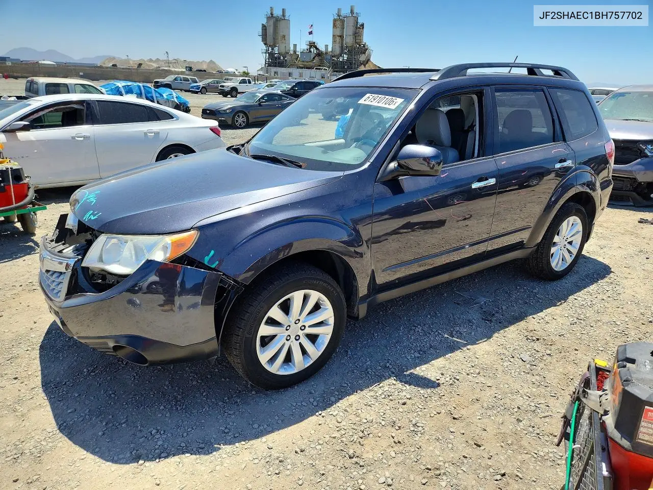 2011 Subaru Forester Limited VIN: JF2SHAEC1BH757702 Lot: 61910106