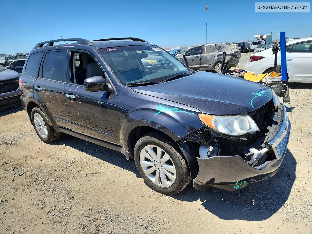 2011 Subaru Forester Limited VIN: JF2SHAEC1BH757702 Lot: 61910106