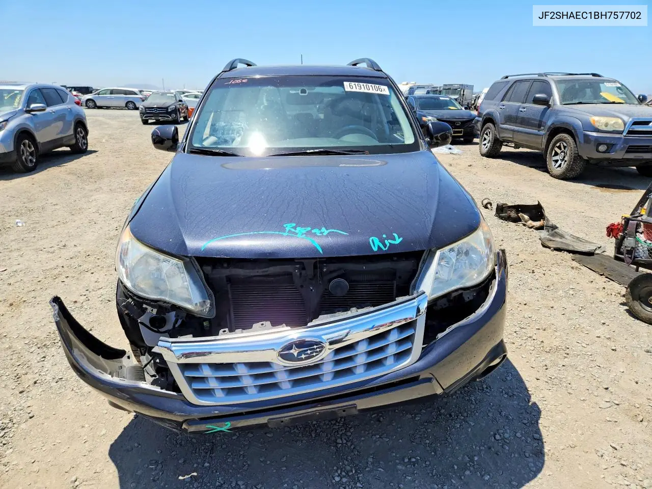 2011 Subaru Forester Limited VIN: JF2SHAEC1BH757702 Lot: 61910106