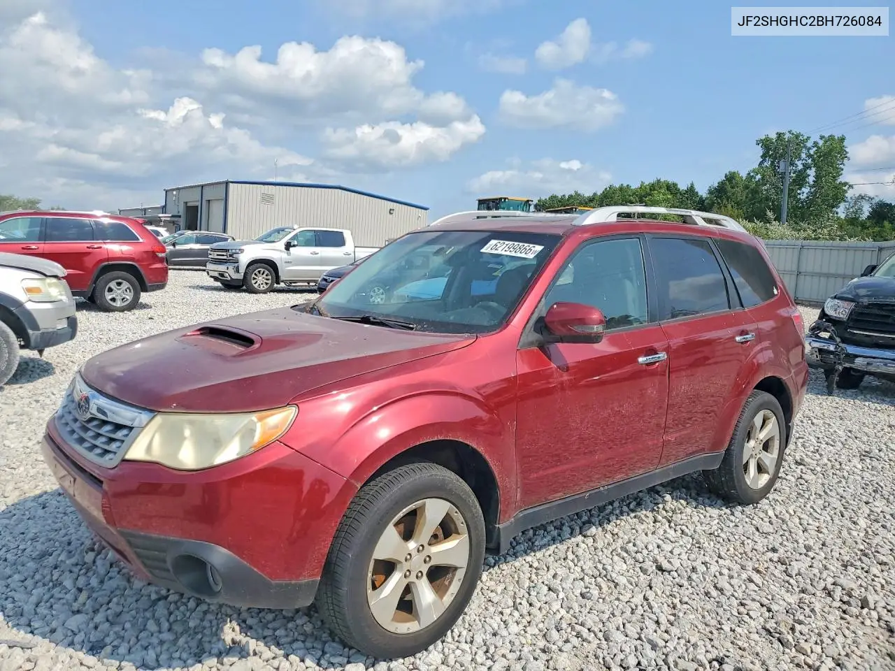 2011 Subaru Forester Touring VIN: JF2SHGHC2BH726084 Lot: 62199866