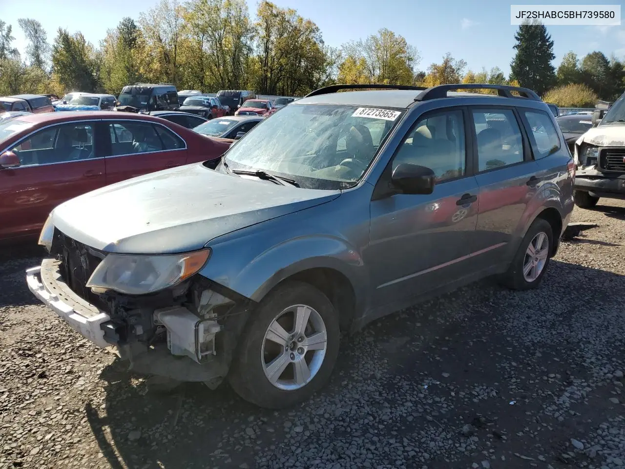 JF2SHABC5BH739580 2011 Subaru Forester 2.5X