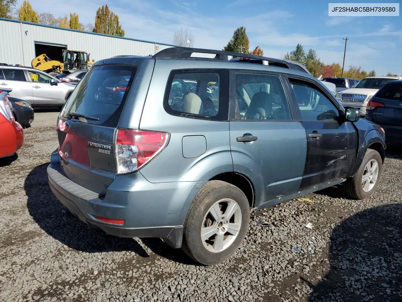 JF2SHABC5BH739580 2011 Subaru Forester 2.5X