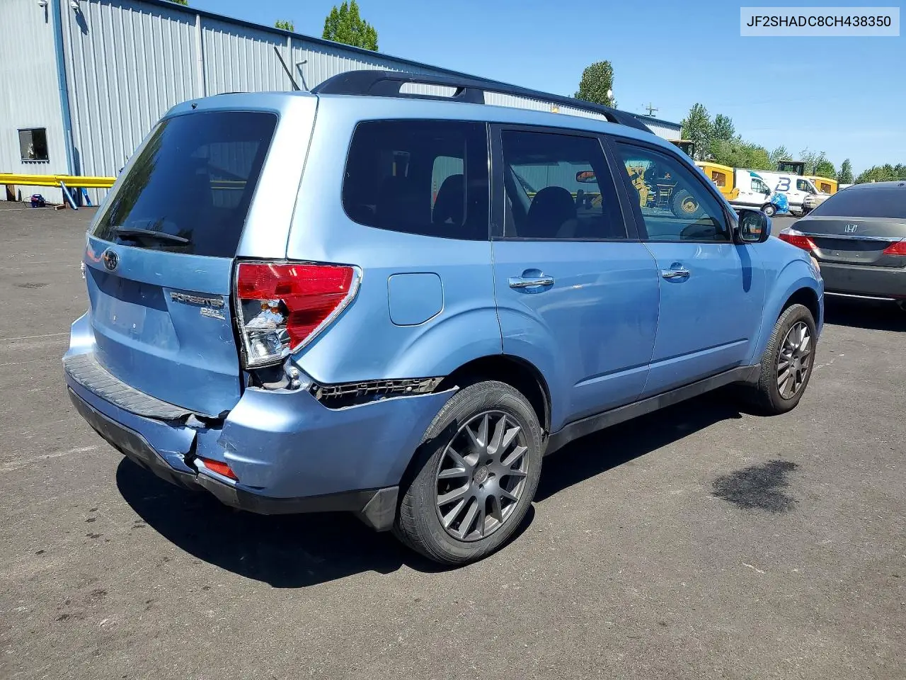 JF2SHADC8CH438350 2012 Subaru Forester 2.5X Premium