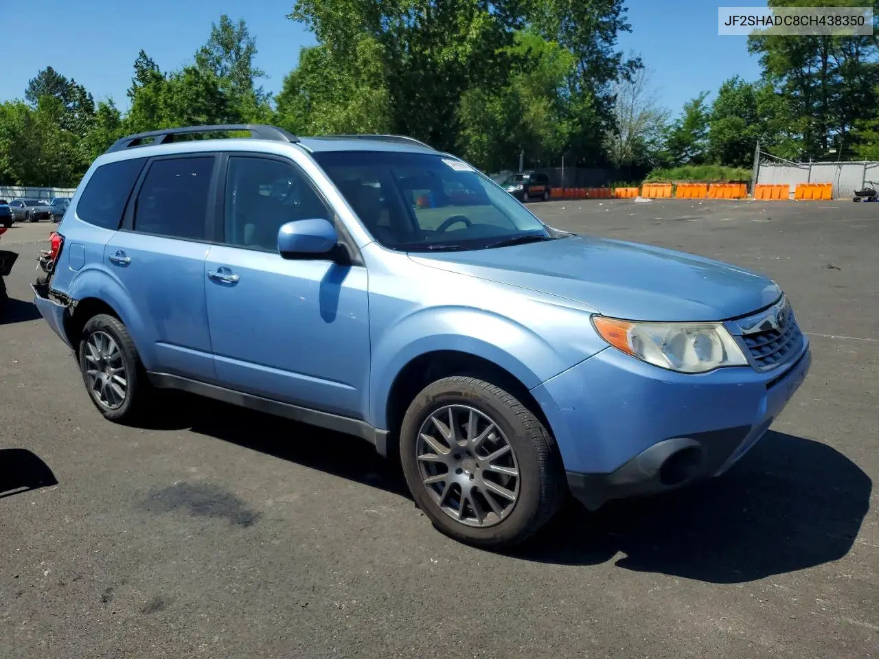 JF2SHADC8CH438350 2012 Subaru Forester 2.5X Premium