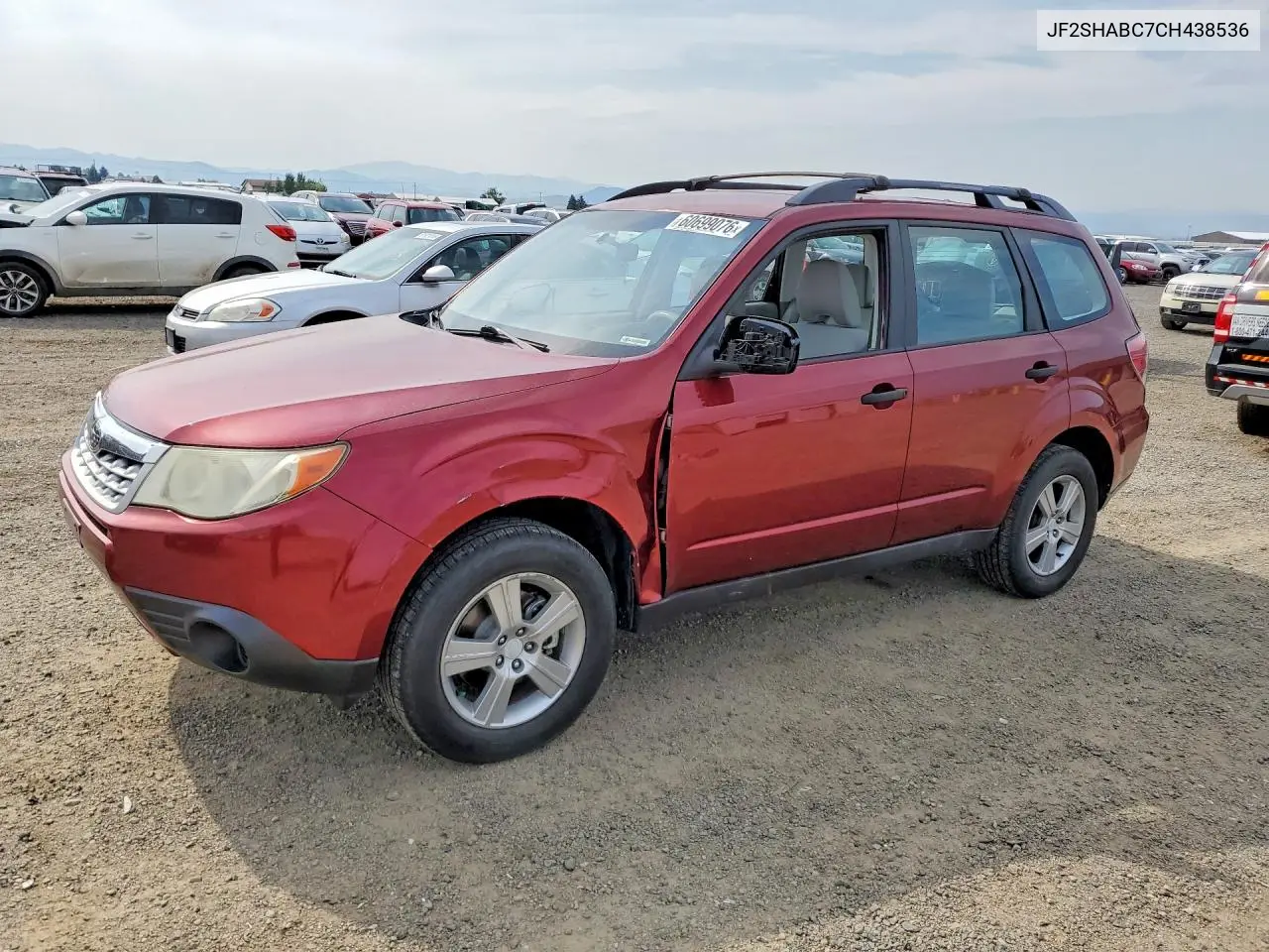 2012 Subaru Forester 2.5X VIN: JF2SHABC7CH438536 Lot: 60699076