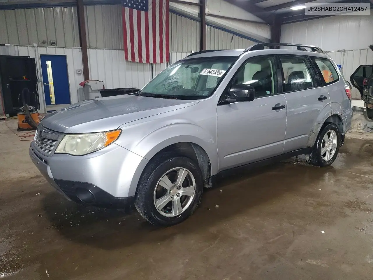 2012 Subaru Forester 2.5X VIN: JF2SHABC2CH412457 Lot: 61543026
