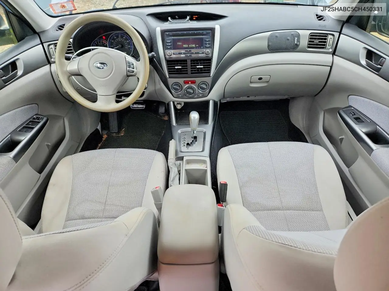2012 Subaru Forester 2.5X VIN: JF2SHABC5CH450331 Lot: 61954626