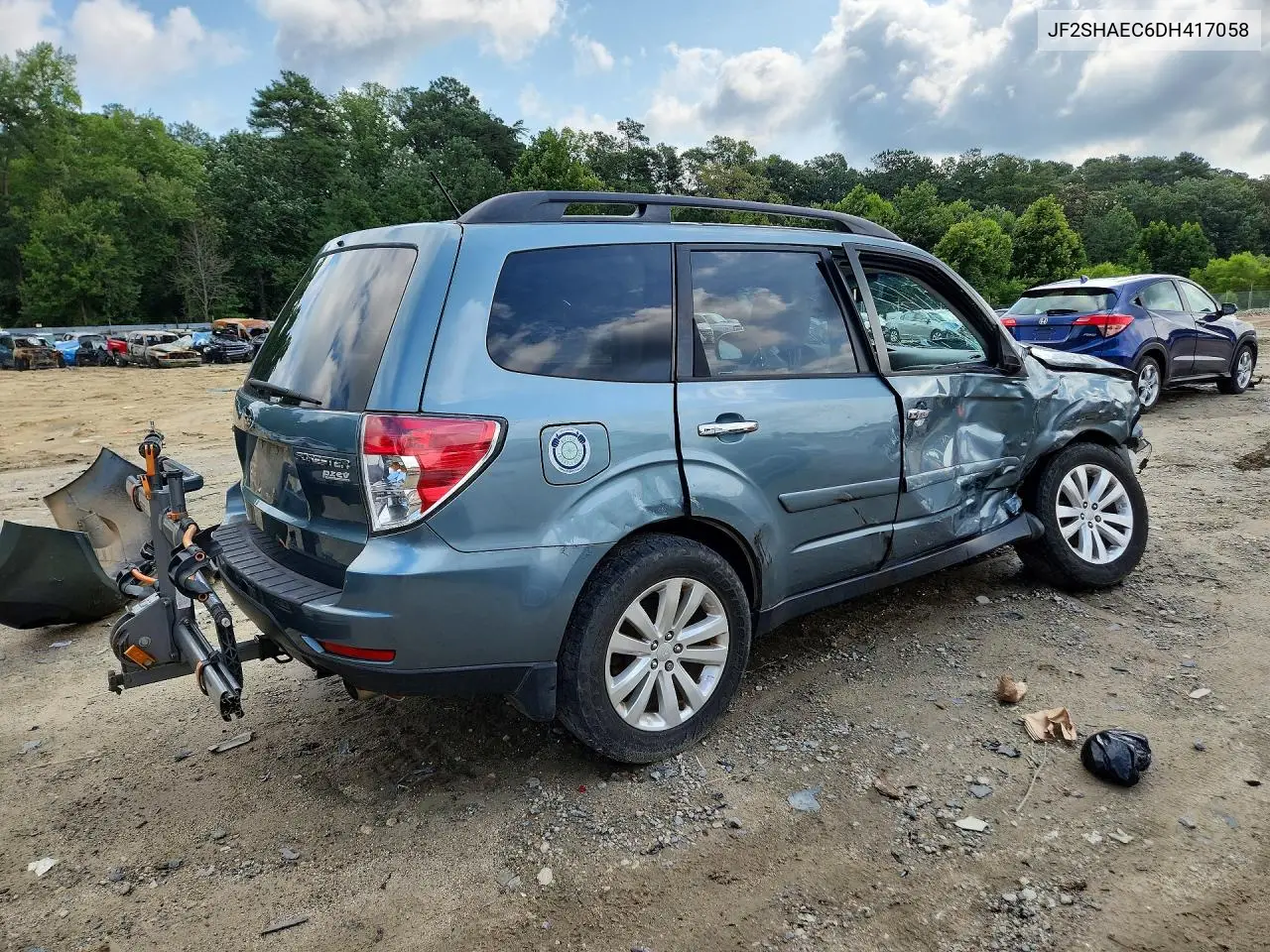 2013 Subaru Forester Limited VIN: JF2SHAEC6DH417058 Lot: 61636366