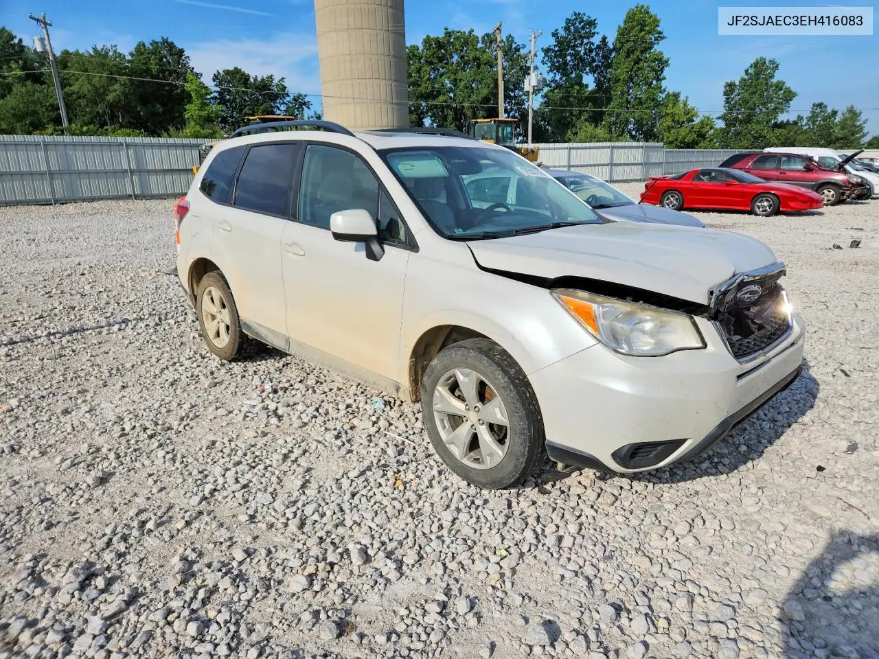 2014 Subaru Forester 2.5I Premium VIN: JF2SJAEC3EH416083 Lot: 59583766