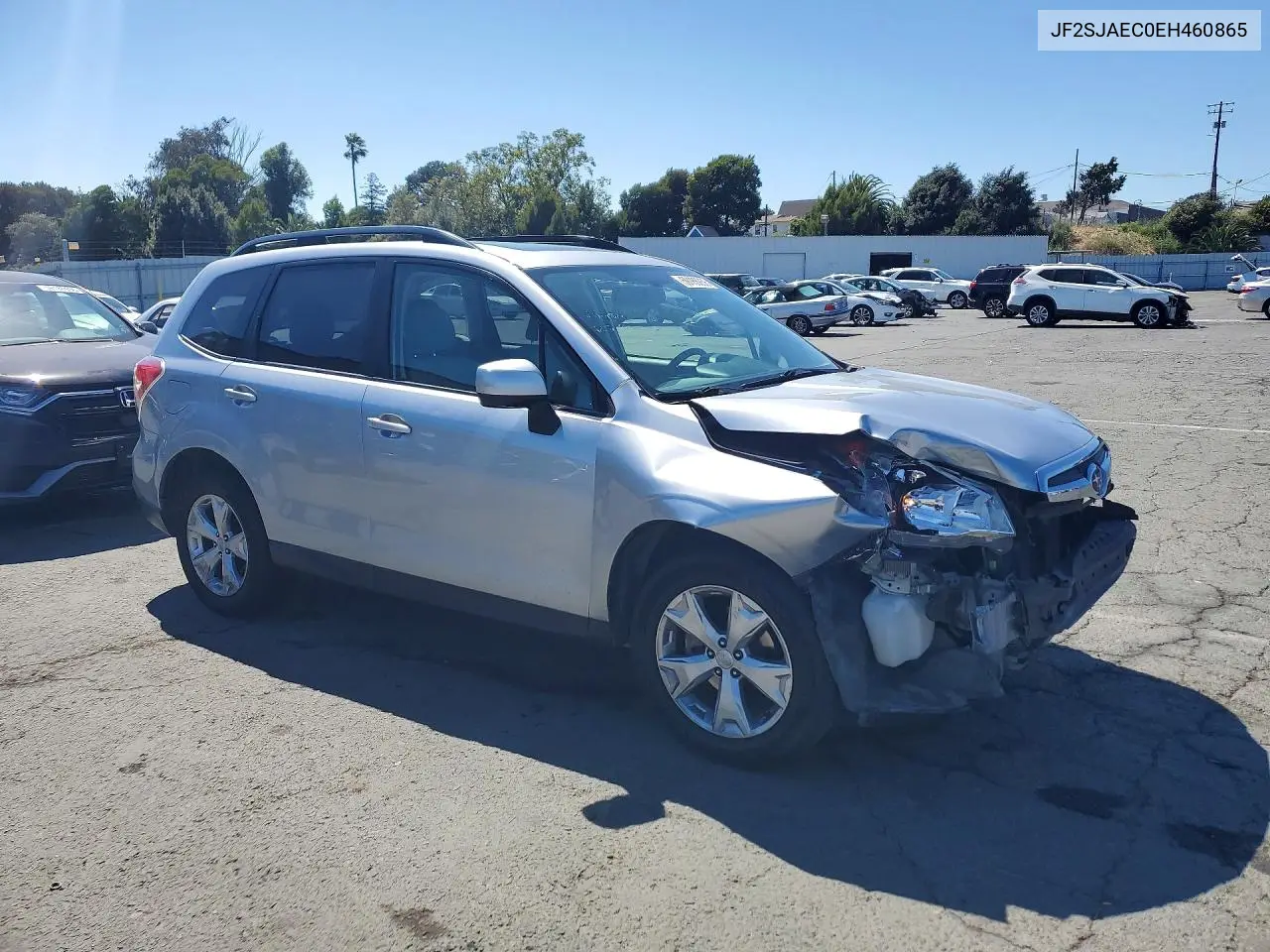 2014 Subaru Forester 2.5I Premium VIN: JF2SJAEC0EH460865 Lot: 60179516