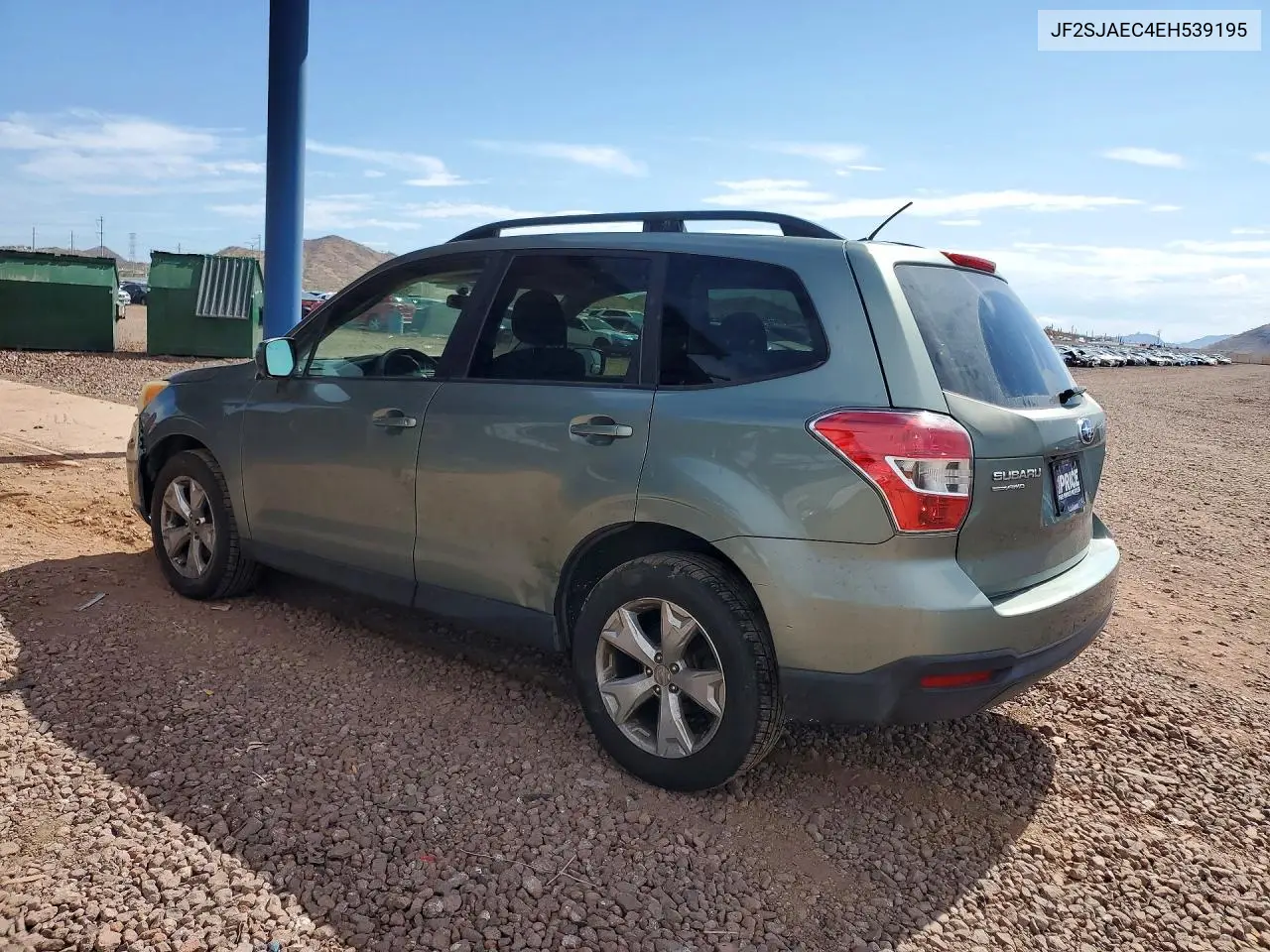 2014 Subaru Forester 2.5I Premium VIN: JF2SJAEC4EH539195 Lot: 60306386