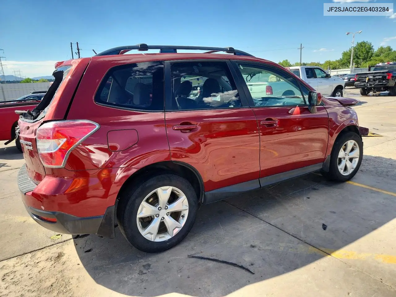 2014 Subaru Forester 2.5I Premium VIN: JF2SJACC2EG403284 Lot: 61005986