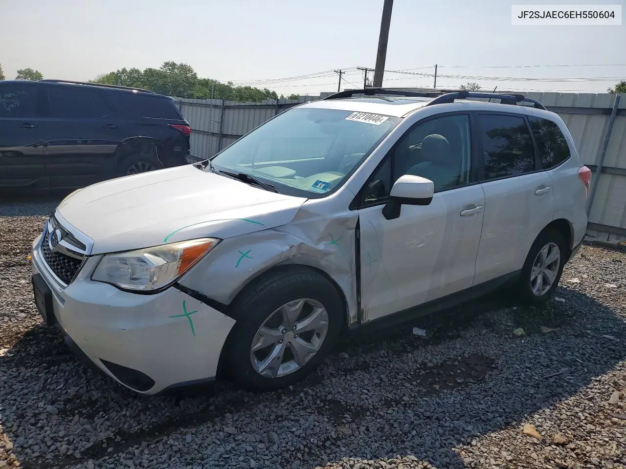 2014 Subaru Forester 2.5I Premium VIN: JF2SJAEC6EH550604 Lot: 61210446