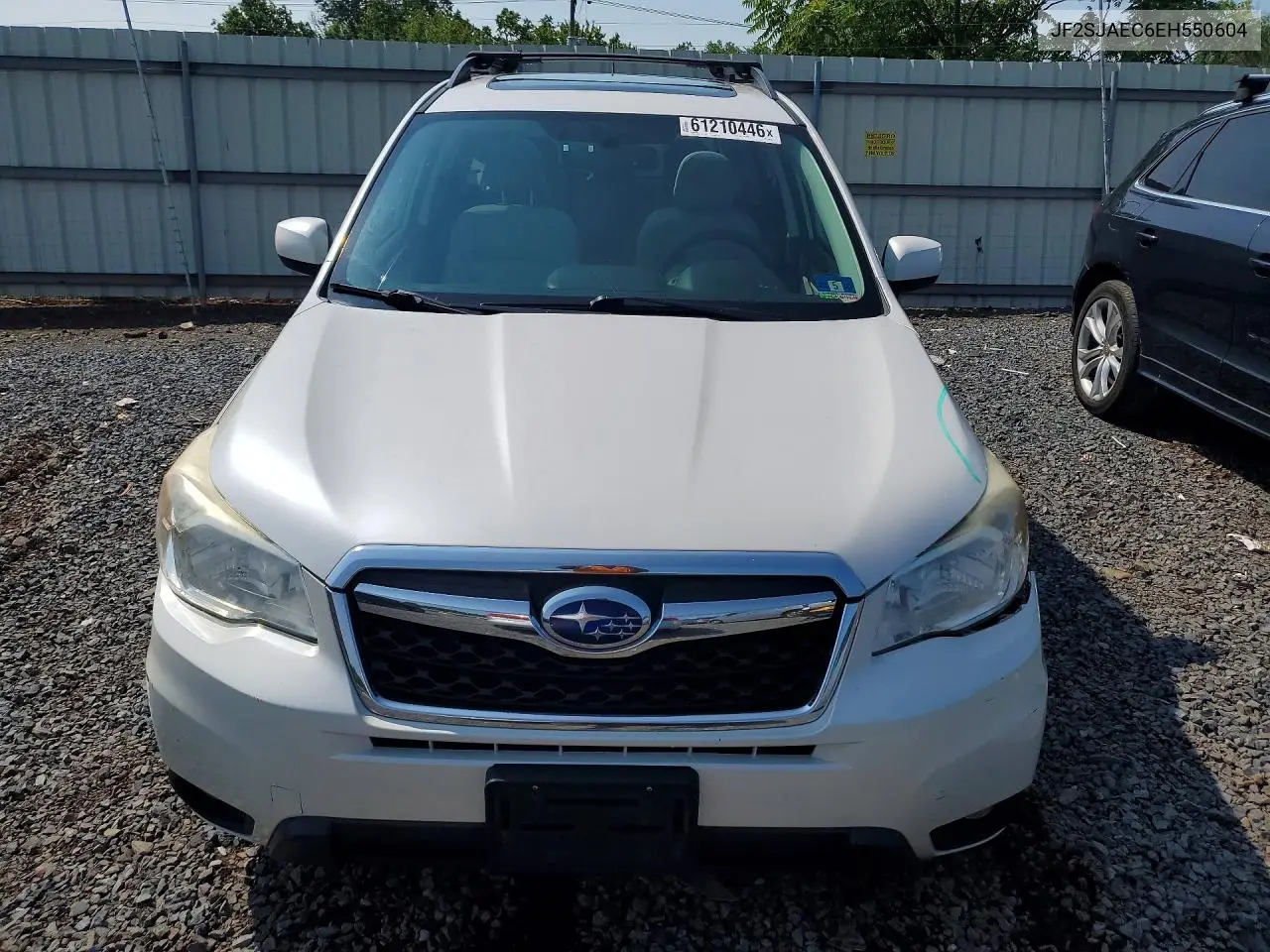 2014 Subaru Forester 2.5I Premium VIN: JF2SJAEC6EH550604 Lot: 61210446