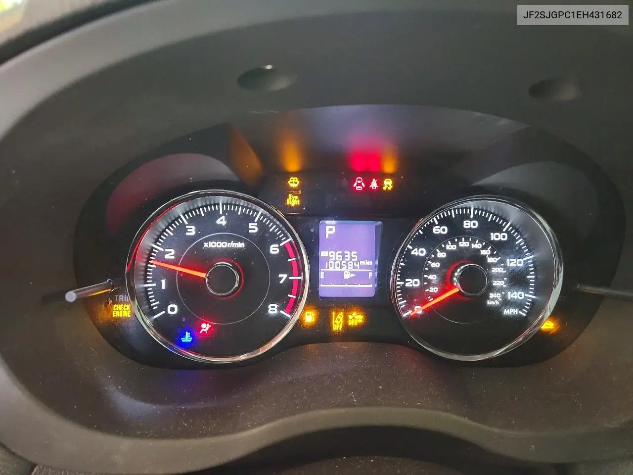 2014 Subaru Forester 2.0Xt Touring VIN: JF2SJGPC1EH431682 Lot: 61336986