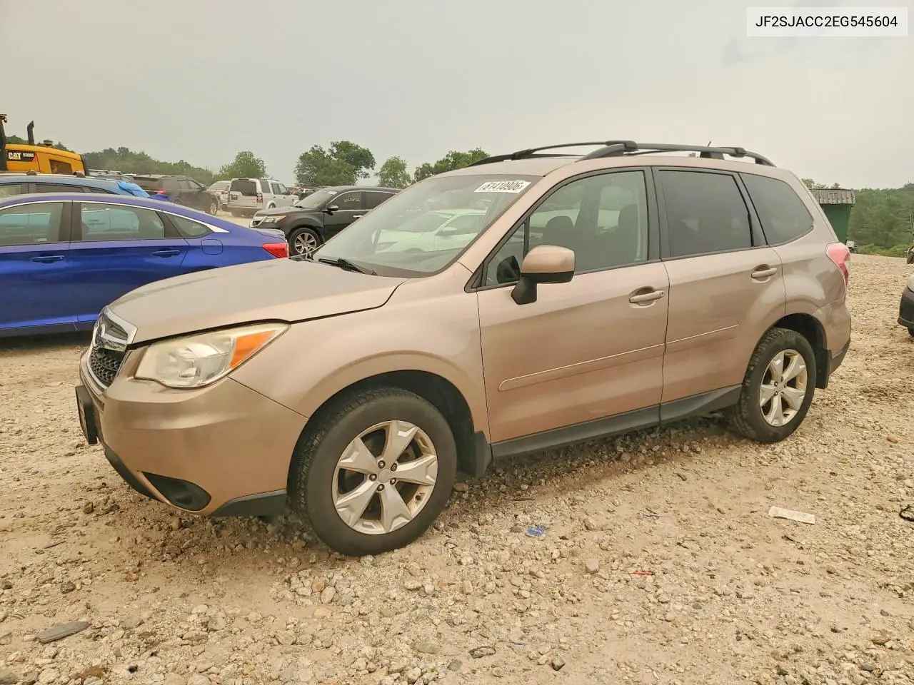 2014 Subaru Forester 2.5I Premium VIN: JF2SJACC2EG545604 Lot: 61410906