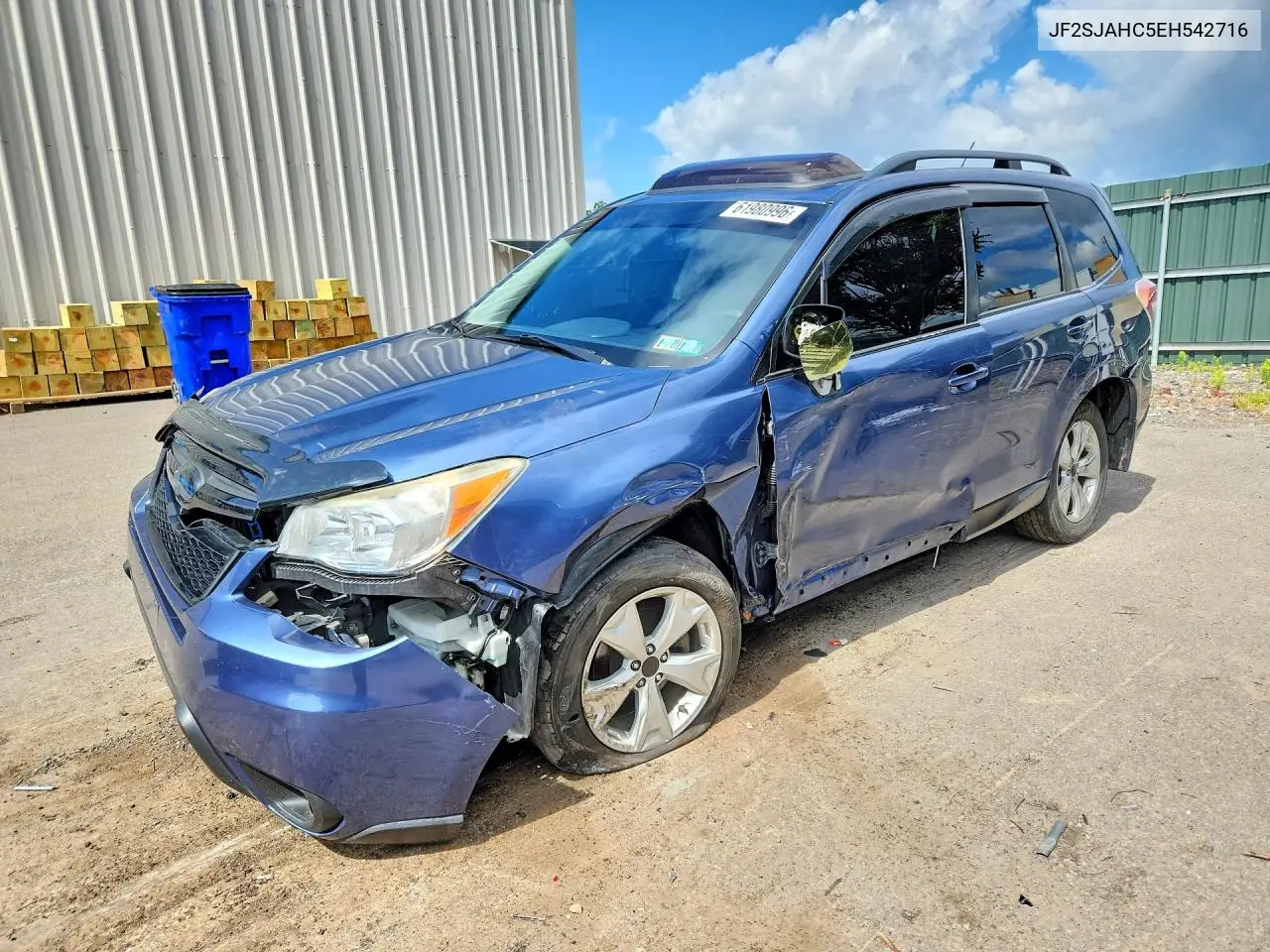 2014 Subaru Forester 2.5I Limited VIN: JF2SJAHC5EH542716 Lot: 61980996