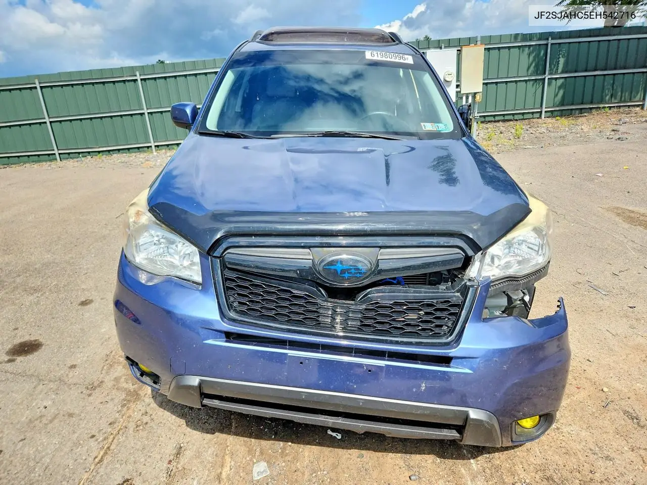 2014 Subaru Forester 2.5I Limited VIN: JF2SJAHC5EH542716 Lot: 61980996