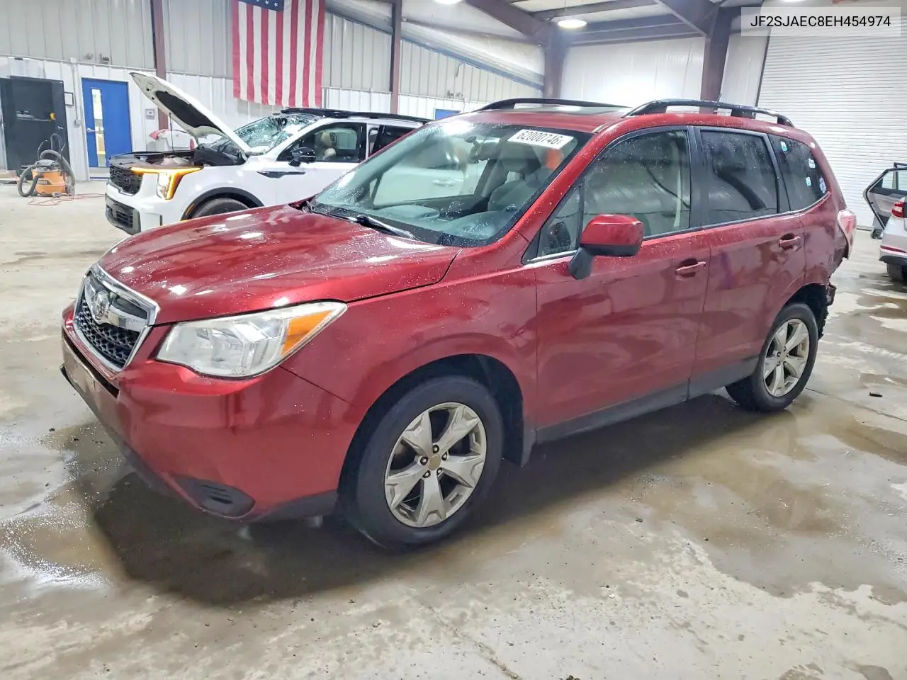 2014 Subaru Forester 2.5I Premium VIN: JF2SJAEC8EH454974 Lot: 62000746