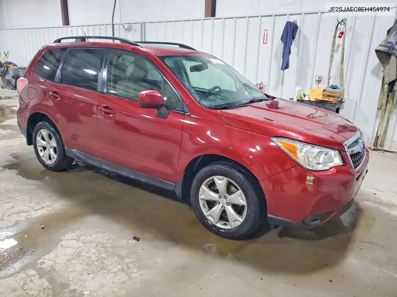 2014 Subaru Forester 2.5I Premium VIN: JF2SJAEC8EH454974 Lot: 62000746